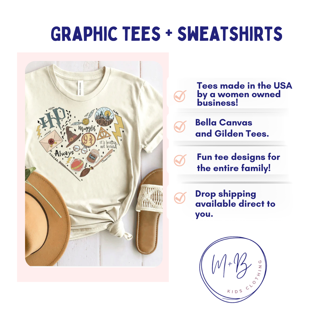 Graphic Tees, Sweatshirts, and More For The Whole Family!