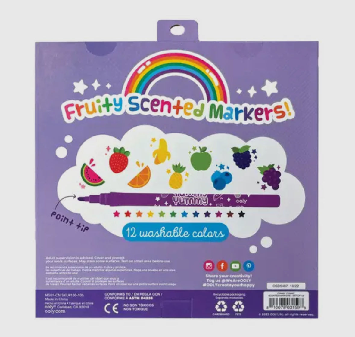 Yummy Yummy Washable Markers