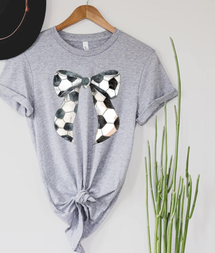 Soccer Bow Tee